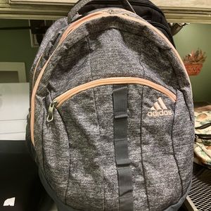 Pink & Gray Adidas Backpack